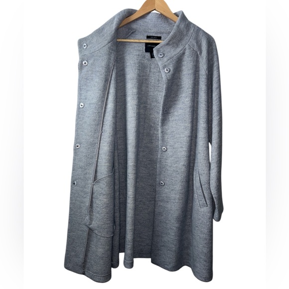 100% Wool Coat Cynthia Rowley Scandi Minimal Women’s 2X - Picture 4 of 5